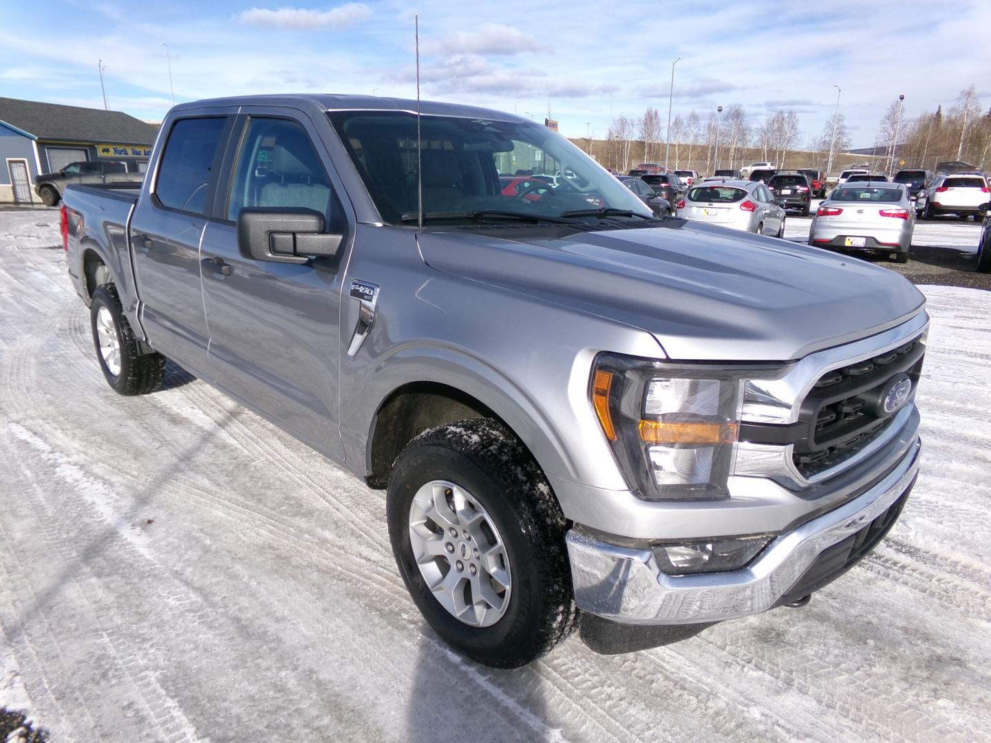 2023 Silver Ford F-150 XL SuperCrew 6.5-ft. Bed 4WD (1FTFW1E51PF) with an 5.0L V8 OHV 16V engine, 6A transmission, located at 2630 Philips Field Rd., Fairbanks, AK, 99709, (907) 458-0593, 64.848068, -147.780609 - Photo#0